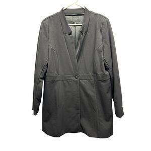 Liverpool Los Angeles Black Longline Blazer Jacket XL‎